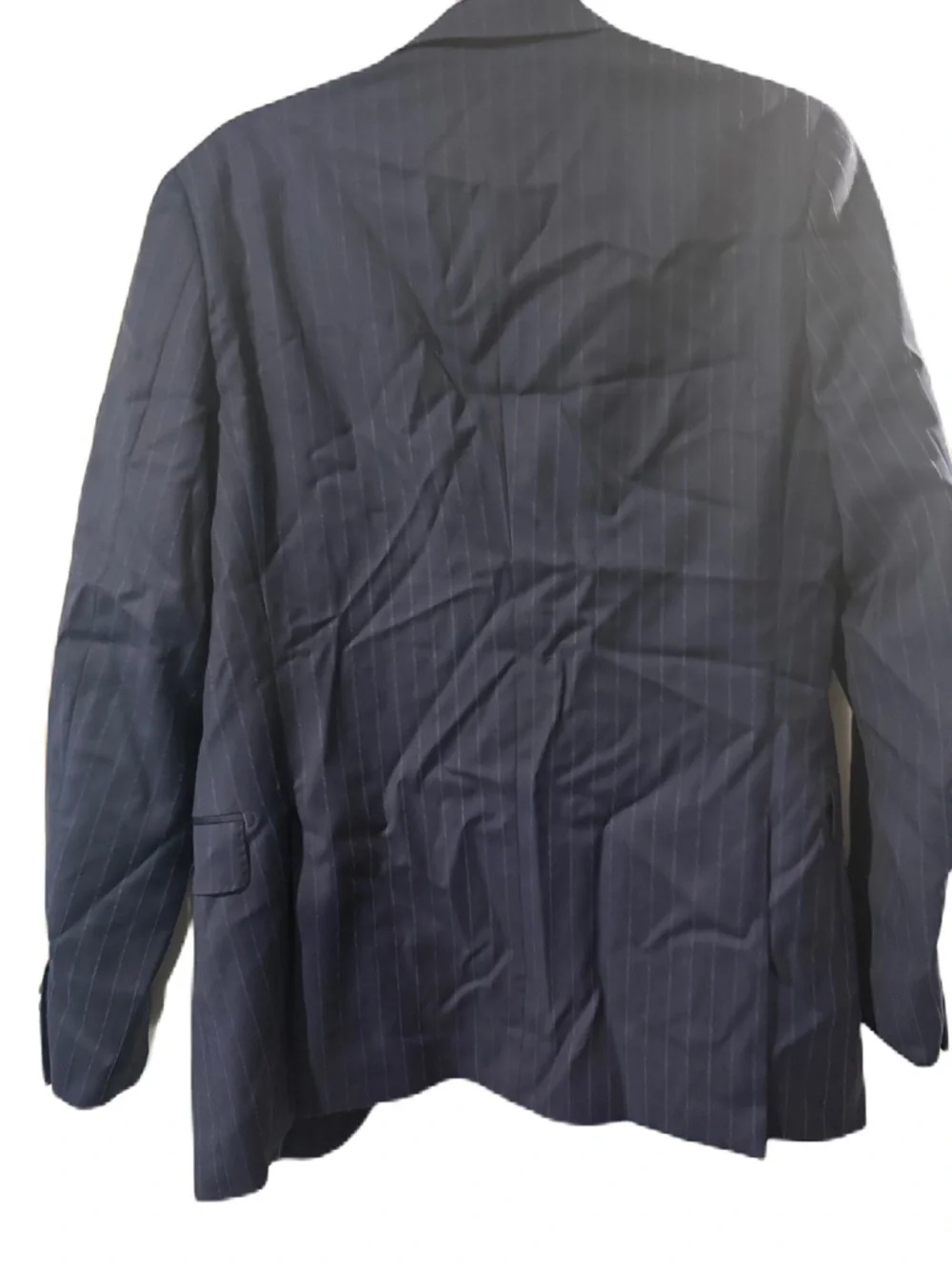 Navy Pinstripe Men's suit slim fit 30